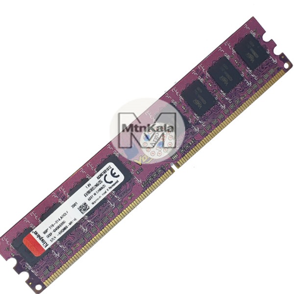 رم کامپیوتر کینگستون مدل KVR800D2N62G ظرفیت 2 گیگابایت DDR2 800MHz CL5 استوک